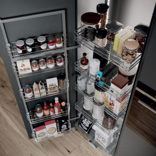 600mm VS TAL Gate Pro Swing Pantry Mesh Kitchen Tall Storage 1700/1950 54958043