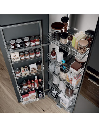 600mm VS TAL Gate Pro Swing Pantry Mesh Kitchen Tall Storage 1900/2150 54958044
