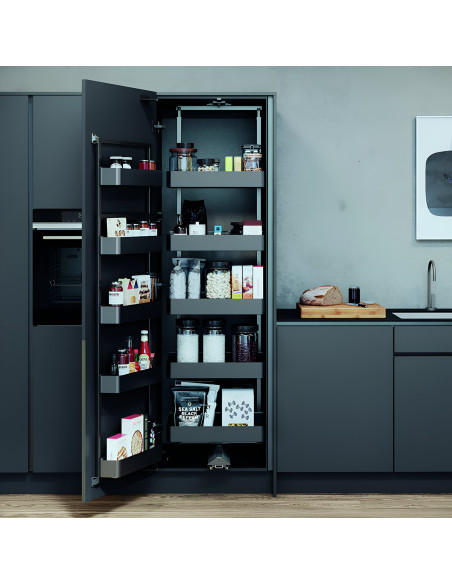 600mm VS Tal Gate Pro Pantry Planero Lava Kitchen Storage 1900-2150