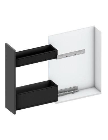 300mm Legrabox Space Twin Carbon Black Blum...