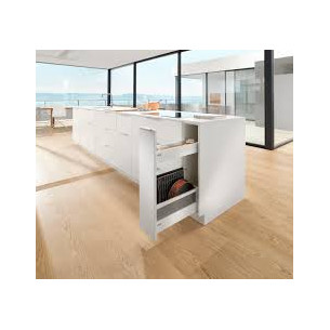 200mm Blum Antaro Space Twin Kitchen Base Pull Out Drawers 450mm Depth ST.VMW.450.0164