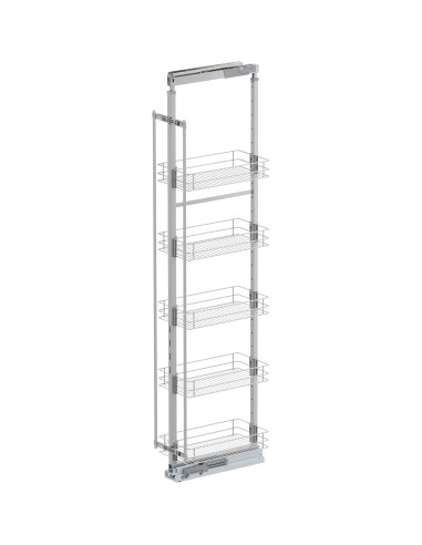 400mm VS Tal Larder Kitchen Pull Out Silver...