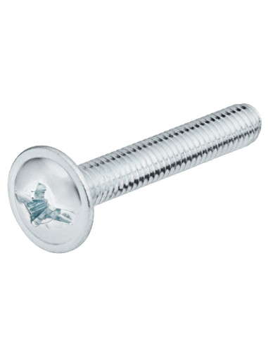 M4 Handle Screws Flat Head Zinc-Plated Steel x 20