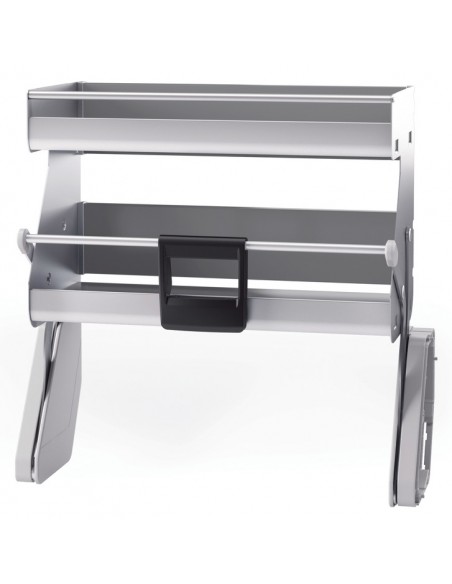 500mm Kessebohmer iMove Double Kitchen Wall Pull-Down Grey Softclosing KIMOVE500DG