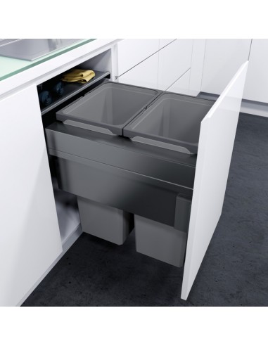 Vauth Sagel Bin Container 35L Envi Space Lava Free-Stood Kitchen Tub VS35LLAVA