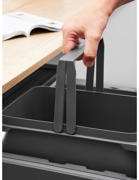 Vauth Sagel Bin Container 32L Envi Space Silver Kitchen Free-Standing VS32LSILV