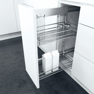 300mm VS SUB Side Kitchen Basket Frame Storage Set Saphir Vauth Sagel 54639995 + 54640343