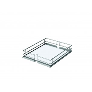 300mm VS Sub Larder Base Pull Out Vauth Sagel Premea White 2 Tier VSSUBPW 2