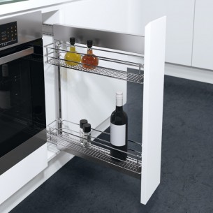 150mm VS SUB Side Kitchen Baskets Frame Storage Set Saphir Vauth Sagel 54639995 + 54640340