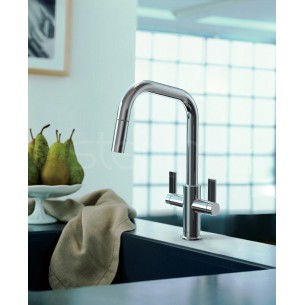 Clearwater Kira Spray Chrome Kitchen Pull Out Tap KIR20CP "U" WRAS Approved KIR20CP 2