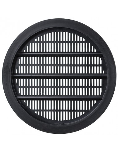 65mm Round Vent Black Fine Mesh Recess Insect Resistance 8Cm2 57104320