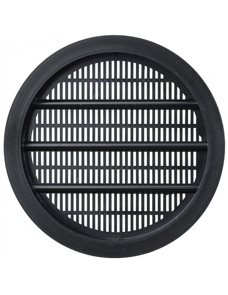 65mm Round Vent Black Fine Mesh Recess Insect Resistance 8Cm2 57104320