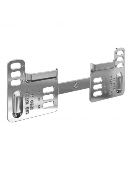 Libra Double Wall Plate WP2 For Concealed Cabinet Hanger Two Part 29041991