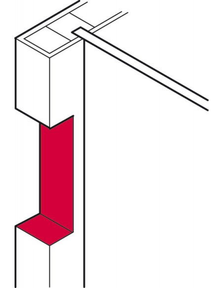 Kitchen Wall Hanging Rail 2032mm For Kitchen Cabinet Hangers Screw Fix 29010900