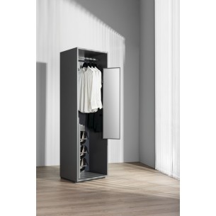 Pull Out Pivoting Mirror Bedroom Wardrobes  80575292 Tall 1155mm High Unhanded