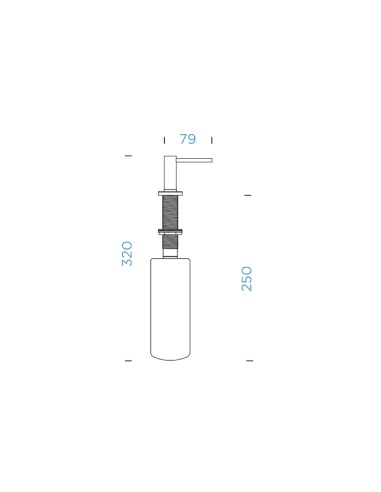 Schock Samo Soap Dispenser 629169CHR Polished...