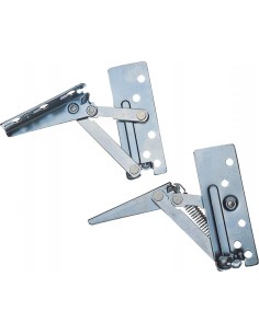 Kitchen Cabinet Lift Up Flap Hinges RH Sprung 180N Top Boxes 50443993