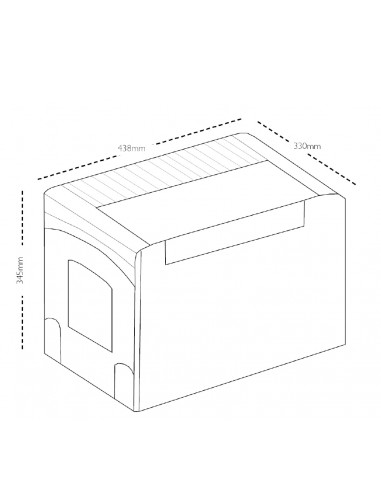 500mm Linea Waste Bin Pull Out 32L Hinged Doors...
