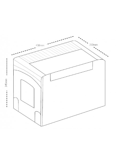 500mm Linea Waste Bin Pull Out 32L Hinged Doors Triple Containers