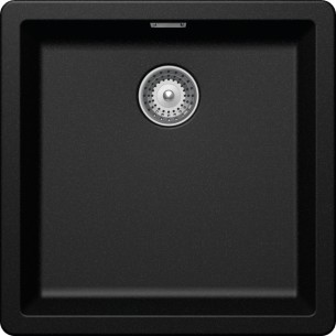 Schock Greenwich Magma N100 Kitchen Sink Black Granite Cristadur SCH-GREN100AMAG/2029