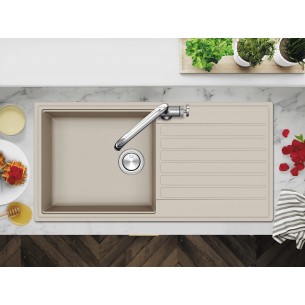 Clearwater Kameo Smart Fossil Sink 1.0 Kitchen Granite Quarex 1000x500 KAMD100LFL