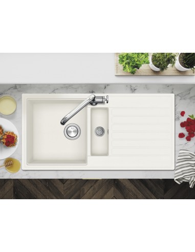 Clearwater Kameo Smart Blizzard Sink Kitchen 1.5 Granite Quarex 
 KAMD150LBL