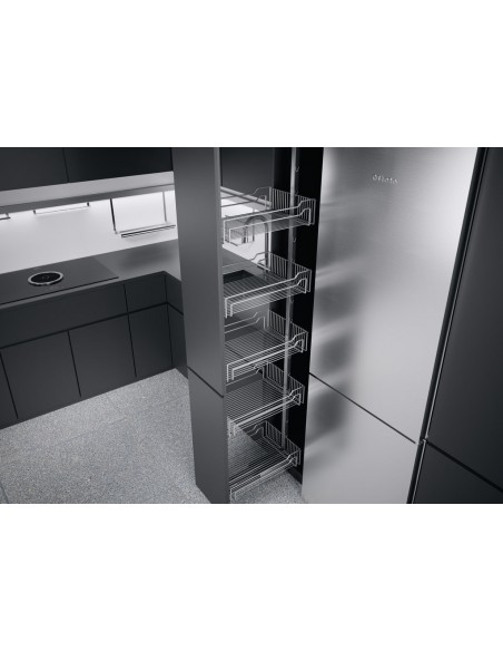300mm Kessebohmer Larder Chrome Kitchen Tall 1800-2200mm Dispensa