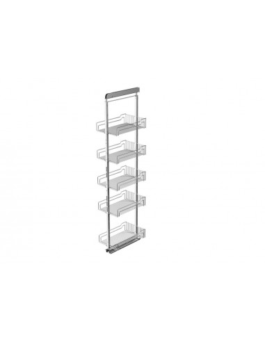 500mm Kessebohmer Larder Chrome Classic Kitchen Pull Out Dispensa KLF500FESC