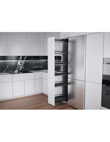 300mm Kessebohmer Tall Larder Pull Out Solid Anthracite Dispensa KSALF300FEA