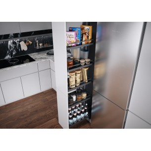 300mm Kessebohmer Tall Larder Pull Out Solid Anthracite Dispensa KSALF300FEA