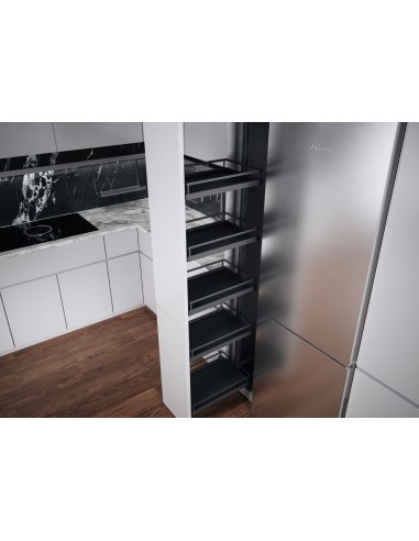 400mm Kessebohmer Anthracite Larder Kitchen Tall Dispensa KSALF400FEA