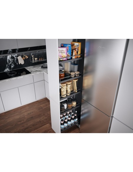 500mm Kessebohmer Tall Larder Pull Out Solid Anthracite Dispensa KSALF500FEA