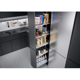 300mm Kessebohmer Kitchen Larder Tall Pull Out Arena 2200mm Dispensa KALF300SC