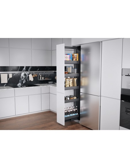 400mm Kessebohmer Pure Larder Kitchen Pull Out Anthracite Dispensa KAPLF400FEA
