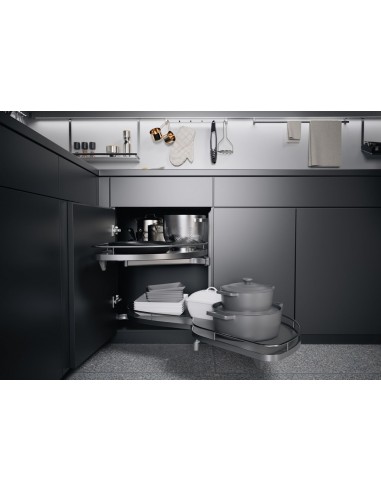 500mm Kessebohmer LeMans II Kitchen Corner Carousel KSA2LM500A Right Hand