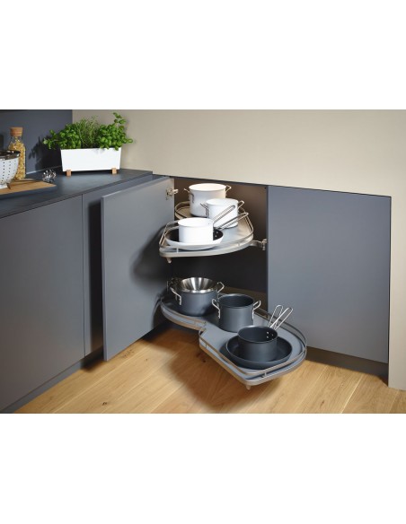 500mm Kessebohmer LeMans II Kitchen Corner Carousel KSA2LM500A Right Hand