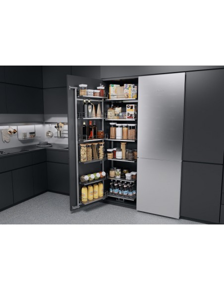 600mm Kessebohmer Tandem Larder Kitchen Tall Storage Arena Style 1700 KASTLF600SC
