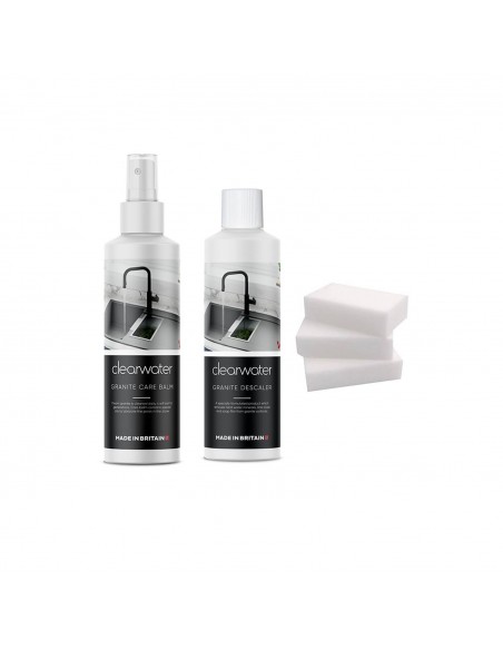 Kitchen sink granite cleaner, descale & Brightening liquid cleaner CLEG100, Look after your granite sink
