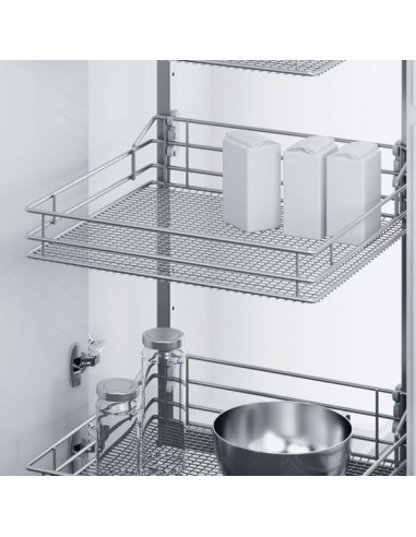 600mm VS Tal Gate Kitchen Swing Out Larder Saphir Mesh X2 Heights 54957493 or 54957494
