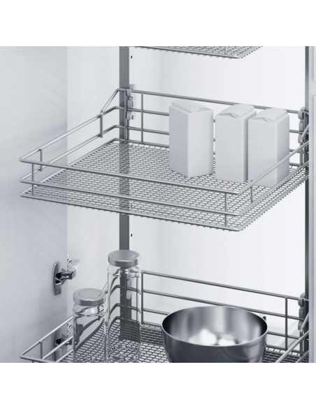 600mm VS Tal Gate Kitchen Swing Out Larder Saphir Mesh X2 Heights 54957493 or 54957494