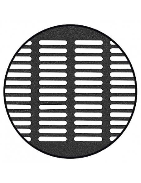 Plinth Ventilation Matt Black 480 x 80mm 88.70cm2 Aluminium Grill 57505323