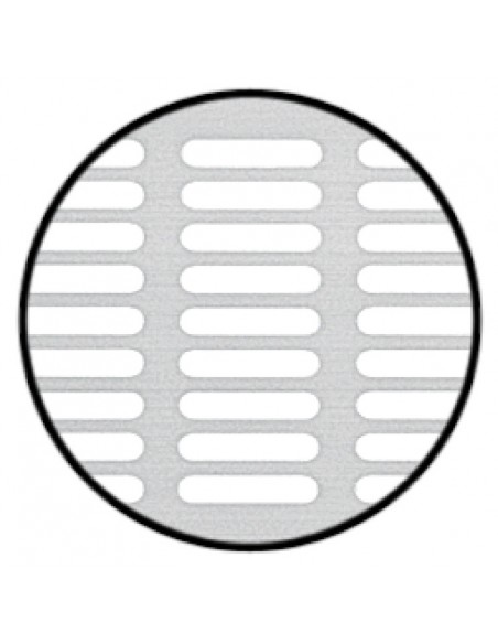 480x80mm Plinth Ventilation Silver Airflow 88.70cm2 Aluminium Grill 57505923