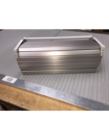 Rehau Metallic Tambour Door Kit 1210 x 500mm Stainless Steel Roller Shutter MTDK12105
