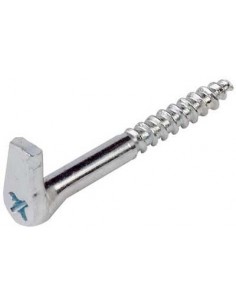 Screw Hooks Pictures Mirror 65mm Fixing Heavy Duty Cross Slot Zinc 05705906 2