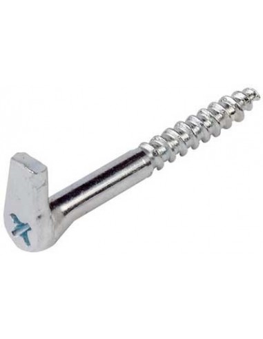 Screw Hooks Pictures Mirror 65mm Fixing Heavy Duty Cross Slot Zinc 05705906
