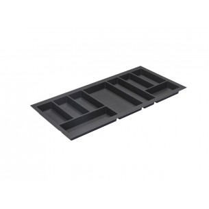 900mm Kitchen Cutlery Tray Black Legrabox Drawer Insert 822x423mm TIDY 2