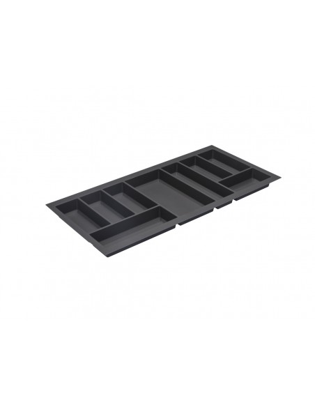 900mm Kitchen Cutlery Tray Black Legrabox Drawer Insert 822x423mm TIDY