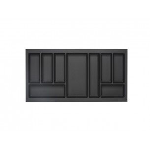 900mm Kitchen Cutlery Tray Black Legrabox Drawer Insert 822x423mm TIDY