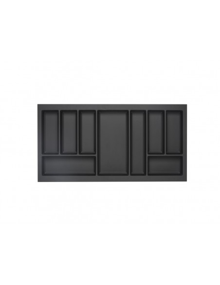 900mm Kitchen Cutlery Tray Black Legrabox Drawer Insert 822x423mm TIDY