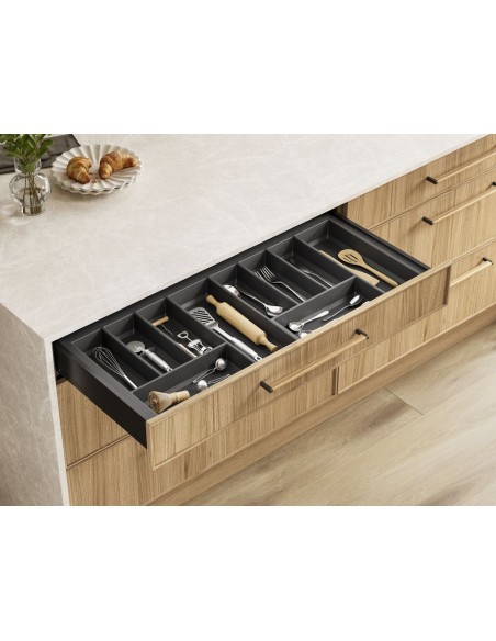 1000mm Cutlery Tray Black Legrabox Kitchen Drawer Insert 922x423mm TIDY